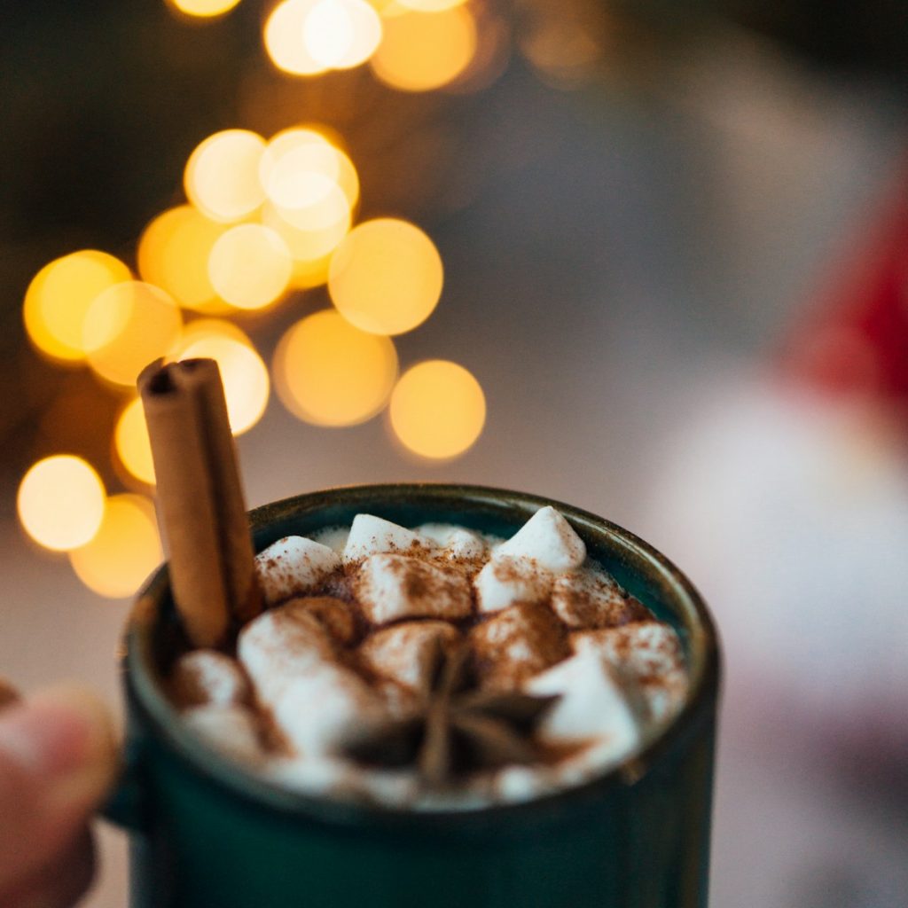 Hot cocoa with marshmallows
